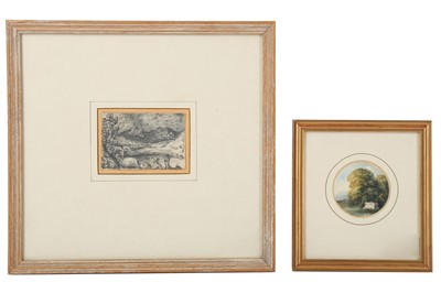 Lot 261 - ENGLISH SCHOOL (19TH CENTURY) Landscape with...