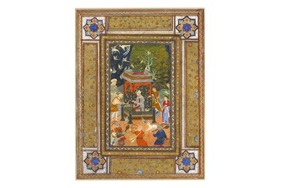 Lot 271 - KING SOLOMON IN CONVERSATION WITH A BIRD Iran,...