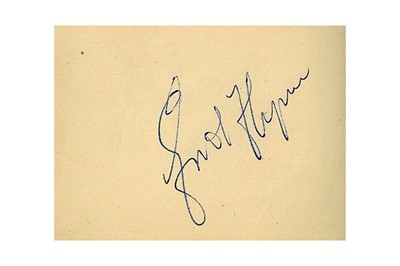 Lot 38 - Autograph Album.- Incl. Errol Flynn Note pad...