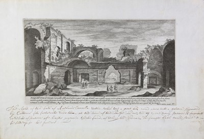 Lot 587 - Sadeler (Marco) The Baths of Caracalla, Rome,...