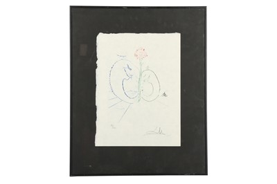 Lot 286 - SALVADOR DALI (1904-1989) Rose and bike Signed...