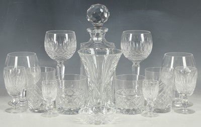 Lot 63 - A good selection of cut glass including...