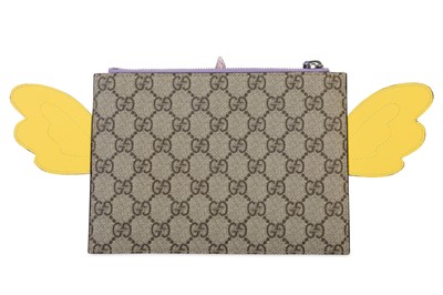 Lot 447 - Gucci GG Supreme Unicorn Pouch, multi colour...