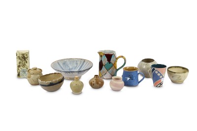 Lot 760 - A collection of contemporary studio pottery...