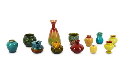 Lot 761 - A small collection of Linthorpe pottery vases...