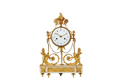 Lot 110 - A 19TH CENTURY FRENCH LOUIS XVI STYLE GILT...