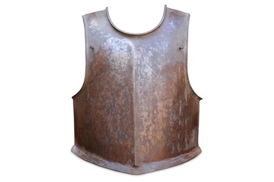 Lot 320 - A heavy reproduction Medieval steel armour...