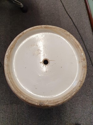 Lot 412 - A CHINESE CANTON FAMILLE ROSE PUNCH BOWL, 19TH CENTURY