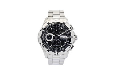 Lot 347 - TAG HEUER  A MEN'S STAINLESS STEEL AUTOMATIC...