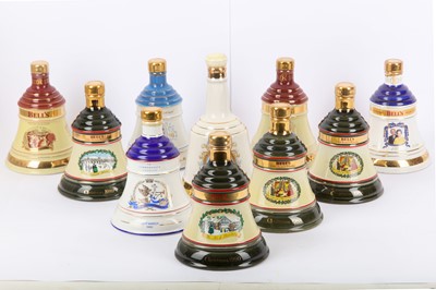 Lot 734 - 10 Bell's Whisky Decanters from various years....