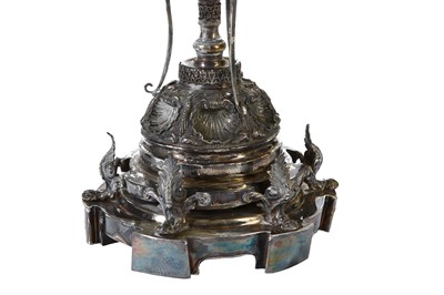 Lot 728 - A late 20th century Greek silver lamp, stamped...