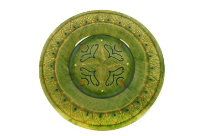 Lot 768 - A 20th Century French ceramic charger, of...