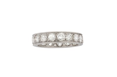 Lot 138 - A diamond eternity ring Pavé-set with a...