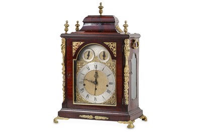 Lot 152 - A FINE GEORGE III MAHOGANY AND GILT BRASS...