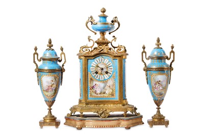 Lot 98 - A LATE 19TH CENTURY FRENCH GILT BRONZE AND...