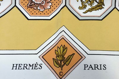 Lot 14 - Three Hermes Silk Scarves, to include an...