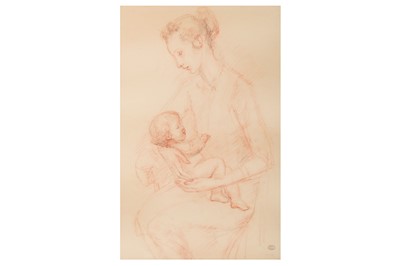 Lot 155 - GEORG EHRLICH (AUSTRIAN 1897-1966) Mother and...