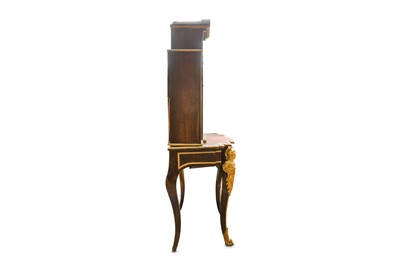 Lot 19 - A LATE 19TH CENTURY FRENCH ROSEWOOD AND GILT...