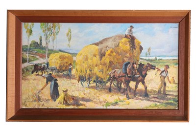 Lot 257 - LEO FONTAN (FRENCH 1884-1965) Harvesting...
