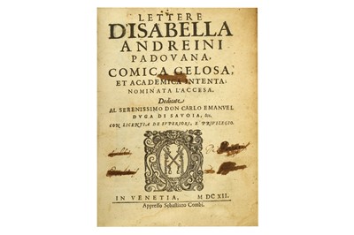 Lot 3 - Andreini (Isabella) Lettere, third...