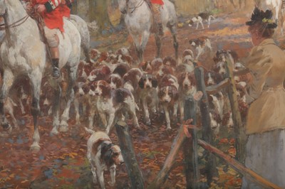 Lot 128 - GEORG KARL KOCH (GERMAN 1857-1930) The hunt...