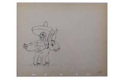 Lot 553c - Disney Studio's Donald Duck on a donkey,...