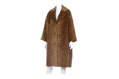 Lot 435 - Dolce and Gabbana Animal Print Velvet Coat, in...