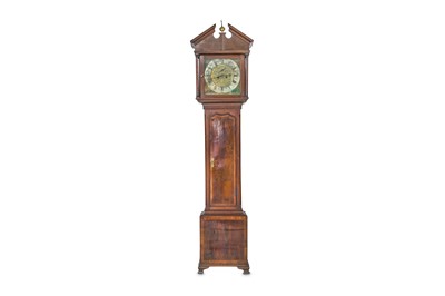 Lot 162 - A LATE 18TH CENTURY YEW WOOD LONGCASE CLOCK...