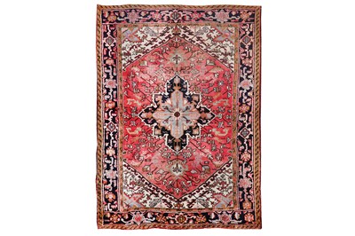 Lot 4 - A FINE HERIZ RUG, NORTH-WEST PERSIA approx:...