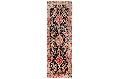 Lot 21 - AN EXTREMELY FINE SILK QUM RUG, CENTRAL PERSIA...