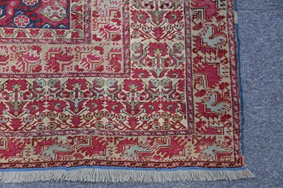 Lot 26 - AN 18TH.CENTURY GHIORDES PRAYER RUG, TURKEY...