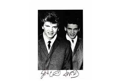 Lot 218 - The Everly Brothers Black and white, three...
