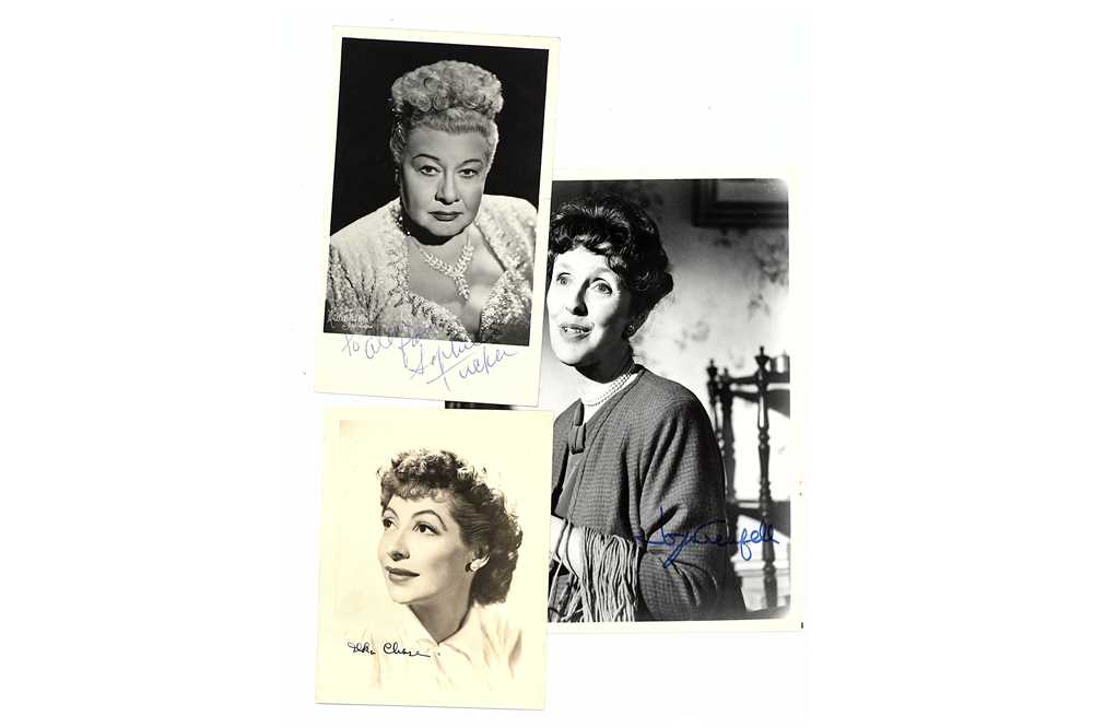 Lot 79 - Photograph Collection.- Incl. Sophie Tucker...