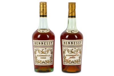Lot 528 - Two Bottles of Hennessy Bras Armé Cognac....