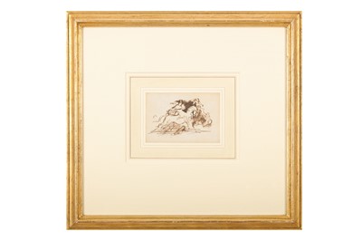 Lot 42 - SIR DAVID WILKIE (SCOTTISH 1785-1841) Warriors...