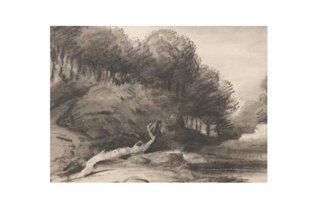 Lot 38 - DR THOMAS MONRO (BRITISH 1759-1833) A woodland...