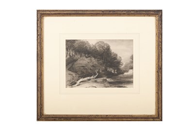Lot 38 - DR THOMAS MONRO (BRITISH 1759-1833) A woodland...