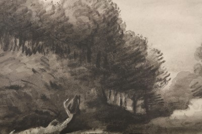 Lot 38 - DR THOMAS MONRO (BRITISH 1759-1833) A woodland...