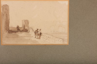 Lot 61 - DAVID COX SNR (BRITISH 1783-1859) On the...