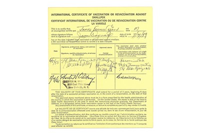 Lot 100 - Cagney (James) An International Certificate of...