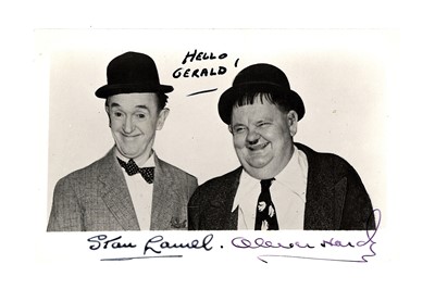 Lot 131 - Laurel (Stan) & Oliver Hardy Vintage, head and...