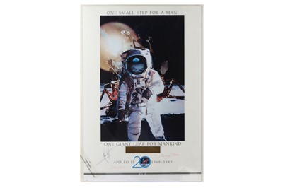 Lot 362 - Apollo 11 Print honouring the 20th Anniversary...