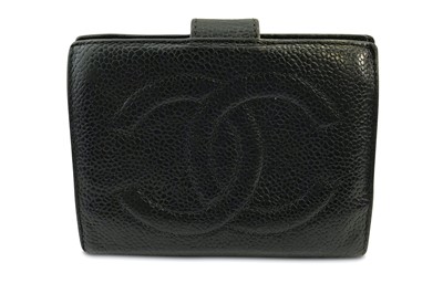 Lot 1 - Chanel Black Timeless Wallet, c. 2002-03,...