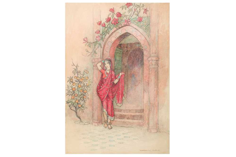 Lot 178 - WARWICK GOBLE (BRITISH 1862–1943) 'At the door...
