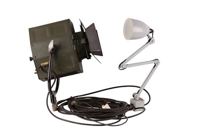 Lot 313 - A G & C Photographic Studio Lamp, the lighting...