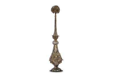 Lot 284 - A PARCEL-GILT SILVER FILIGREE ROSEWATER...