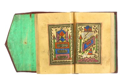 Lot 164 - A MINIATURE PRAYER BOOK Ottoman Turkey, 19th...