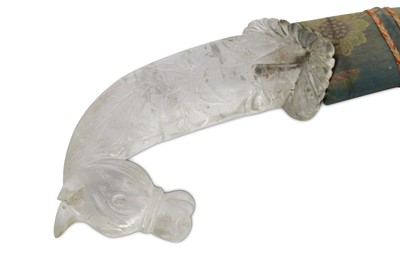 Lot 306 - *A ROCK CRYSTAL HORSE-HILTED DAGGER  PROPERTY...