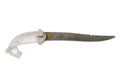 Lot 306 - *A ROCK CRYSTAL HORSE-HILTED DAGGER  PROPERTY...