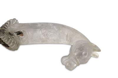 Lot 306 - *A ROCK CRYSTAL HORSE-HILTED DAGGER  PROPERTY...